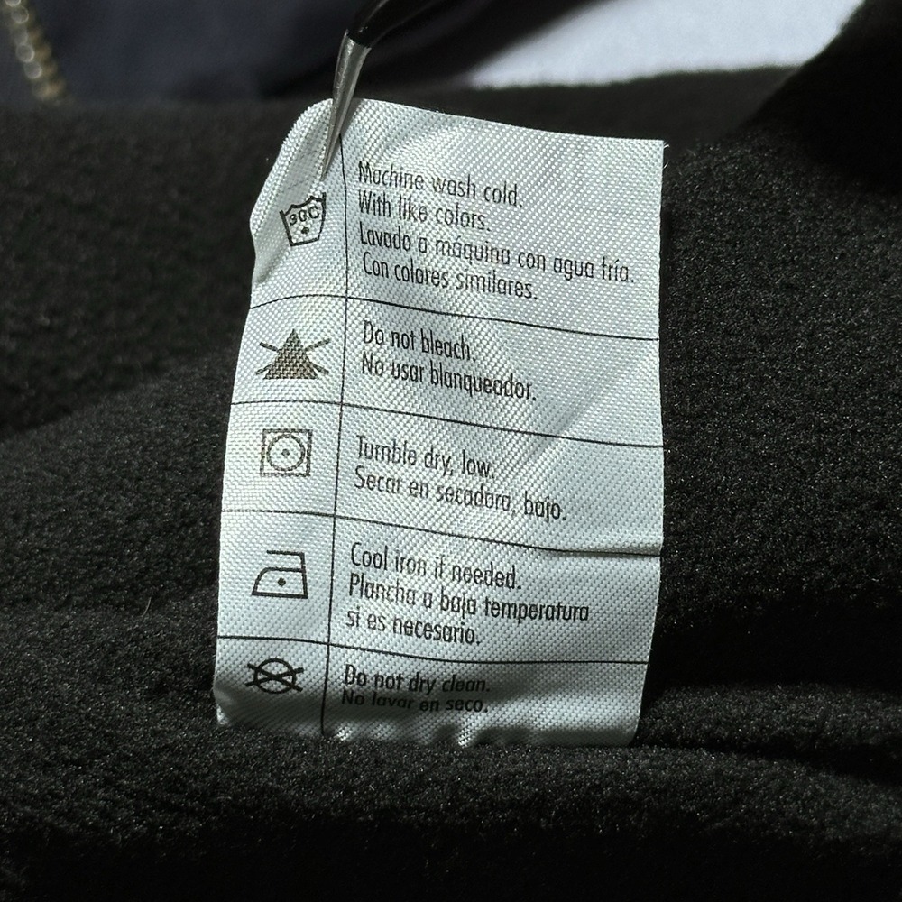 Rugged Wear RW Canvas Work Jacket Mens XL Black Fleece Lined 3M Insulated Hooded - Picture 7 of 13